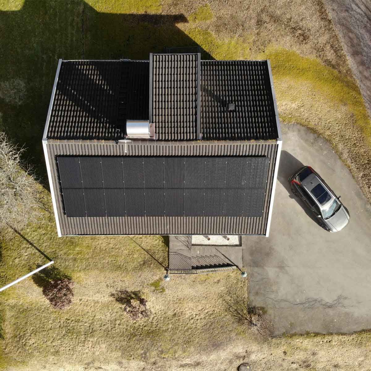 Solceller villa i kungsbacka